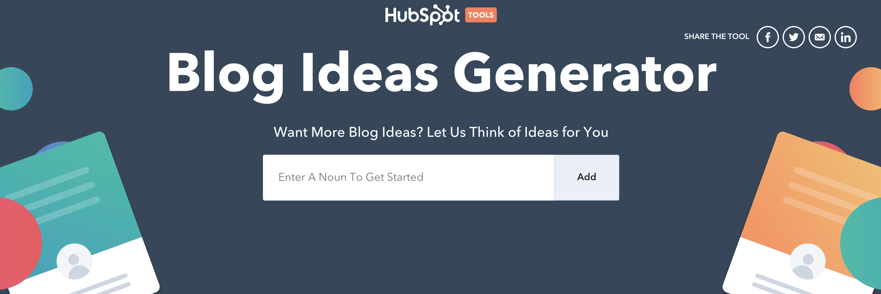 Hubspot Blog Titles Generator