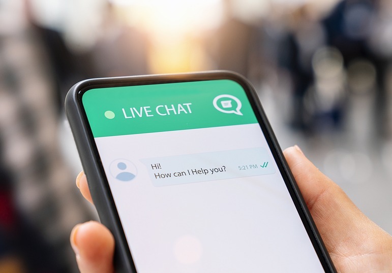 Live chat widget
